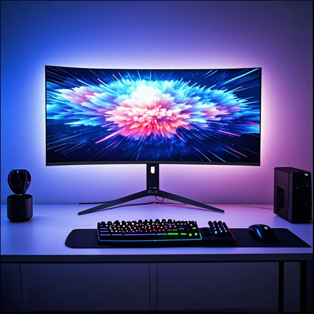 Factory Price 40 Inch 5K Curved Gaming and Office Monitor 5120*2160 Wide IPS Screen 75Hz Refresh Rate WLED for Desktop