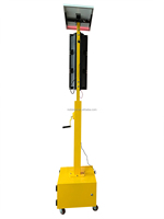 Greenworks — phare de circulation Portable avec énergie solaire, outil de Construction