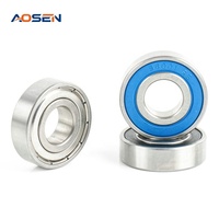 Rodamiento de Bolas de Ranura Profunda de Una Hilera de Acero Inoxidable AISI 420 S6001 S6001-2RS S6001-ZZ, Rodamiento de Motor de Alta Velocidad Antioxidante con Grasa