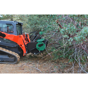 Accesorio Desbrozador Forestal de Servicio Pesado para Minicargadora, Cortadora de Matorrales para Cargadora de Orugas, Equipo para Eliminación de Vegetación y Tocas de Árboles - Product Image 6