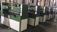 Machine de découpe CNC semi-automatique HUAHENG pour semelles en cuir et EVA, robuste et durable, avec moteur à roulement et contrôle PLC, 380V