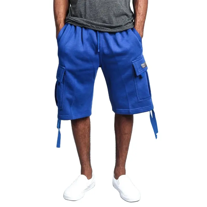 2023 Men's Outdoors Cargo Shorts Drawstring Elastic Waist Workout Shorts Summer Shorts Multi Pocket Cargo Pants for Men Slim Fit
