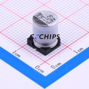 Condensador Electrolítico de Aluminio SMD VE-102M0JTR-0810, D8xL10mm 1000uF 20% 6.3V 8mm - Product Image 1