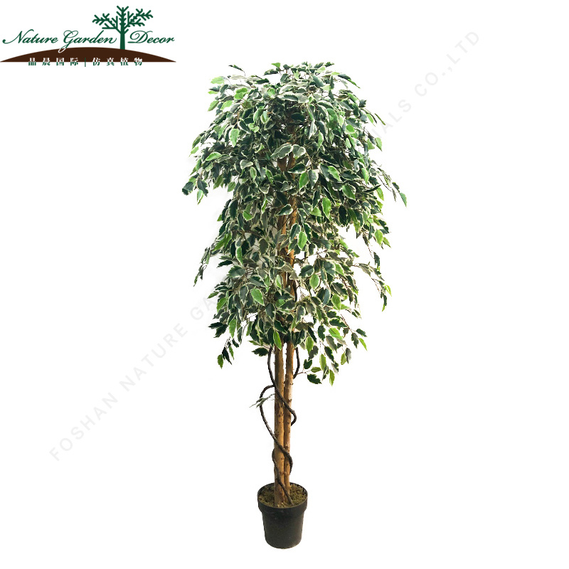 Plastic Trees Ficus Plastic Silk Tree Nearly Natural Artificial Banyan Tree