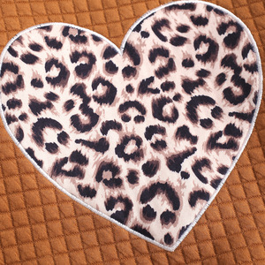 Ensemble de vêtements pour filles, 2 pièces, en coton imprimé marron, haut à manches longues et pantalon léopard - Product Image 3