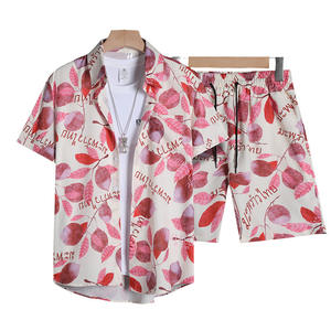เทศกาลสงกรานต์ของประเทศไทย วันหยุดชายหาด ฤดูร้อน เสื้อเชิ้ตแขนสั้นพิมพ์ลายดอกไม้สไตล์วินเทจสำหรับผู้ชาย ไซส์ใหญ่ 5xl รุ่น 232 - Product Image 3