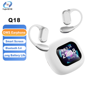 Fugle Q18 AI OWS Auriculares deportivos Cancelación de ruido TWS Auriculares Pantalla digital Batería para ciclismo Auriculares con clip para la oreja - Product Image 1
