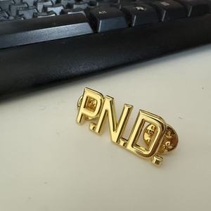P.N.D. Spilla da Bavero Personalizzata di Alta Qualità del Produttore, Distintivo/Emblema 3D con Lettere - Product Image 3