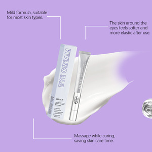 Crème contour des yeux soin doux qui retient l'hydratation, améliore l'élasticité, réduit le relâchement et hydrate la zone des yeux, sans effet collant. - Product Image 5