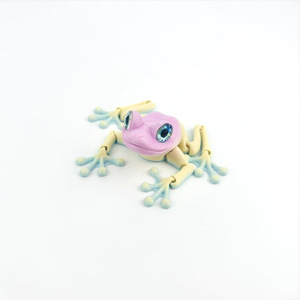 Set di Figurine di Rane Stampate in 3D, Articolate e Posizionabili, Giocattoli da Collezione e Decorazione - Product Image 2