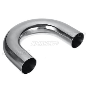 Conector de Codo Universal de 50 mm (2 Pulgadas) para Tubo, Curva de 45/90/180 Grados, Acero Inoxidable, Tubo de Escape Soldado para Automóvil - Product Image 2