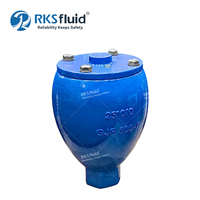 Válvula de Aire de Protección Contra Sobretensiones AWWA C-512 Directa de Fábrica, Combinación de Válvula de Aire con Brida DI SS, Clase 150 para Sistema de Riego