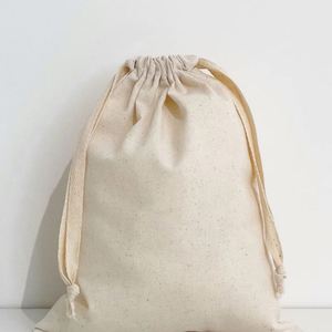 Sacs en coton robustes à cordon coulissant, motif lettres, taille personnalisable pour usage quotidien, voyages, cadeaux, courses, activités de plein air - Product Image 2