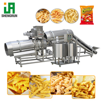 Ligne de production de bâtonnets de maïs Cheetos cuissables et fritables, machine de formage en acier inoxydable pour la fabrication de snacks soufflés au maïs