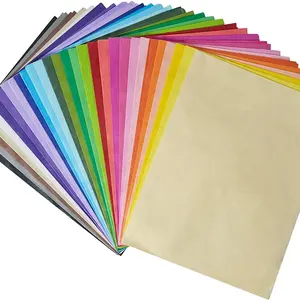 eco friendly gift packaging present paper hand craft seiden papier 17g rainbow color tissue paper