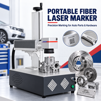 Nouvelle machine de marquage laser à fibre portable haute précision 20W 30W 50W 100W pour montres, bijoux, acier inoxydable, gravure de logo DXF