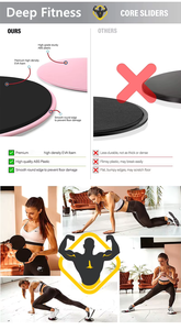 Dischi Scorrevoli per Pilates con Logo Personalizzato all'Ingrosso, <span class=keywords><strong>Glider</strong></span> per Fitness e Allenamento su Tappeti e Pavimenti Duri - Product Image 6