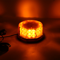 Feux de signalisation LED ambre 12-24V, huit angles, large visibilité, étanche IP65, installation facile, lampe de secours stroboscopique