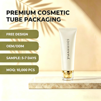 Tube cosmétique D40 PBL en gros avec capuchon acrylique et noyau intérieur facetté pour emballage de soins de la peau OEM ODM Logo personnalisé