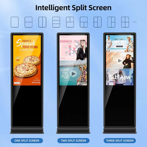 Écran publicitaire LCD tactile Android extérieur personnalisé de 85 pouces avec support au sol pour magasins de détail, métros et centres commerciaux - Product Image 5