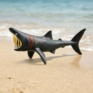 Modelli di Animali Marini Simulati per Acquari, Souvenir in PVC: Balena Dorata, <span class=keywords><strong>Squalo</strong></span> Basking, Balena Blu, Balena Grigia - Product Image 3