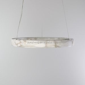 Candelabro de alabastro LED minimalista moderno para sala de estar comedor lámpara de lujo para Hotel Villa modelo habitación tienda de ropa colgante - Product Image 2