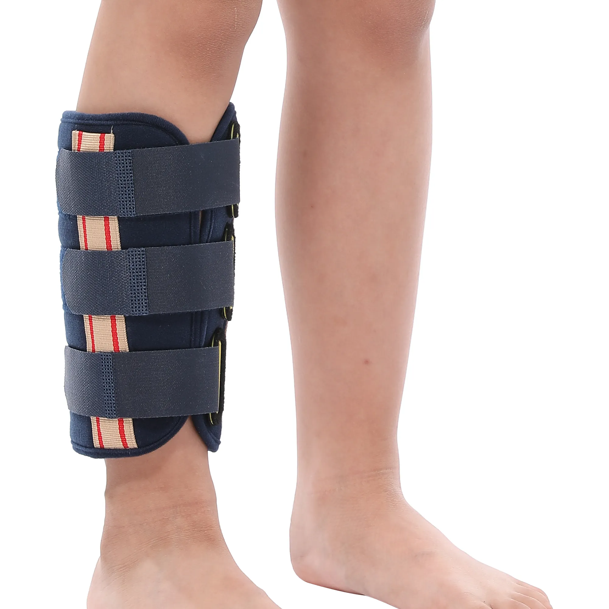 Bê cố định dây đeo thoáng khí thiết bị bảo vệ chân thạch cao nẹp mắt cá chân orthosis cố định hỗ trợ cho trẻ em