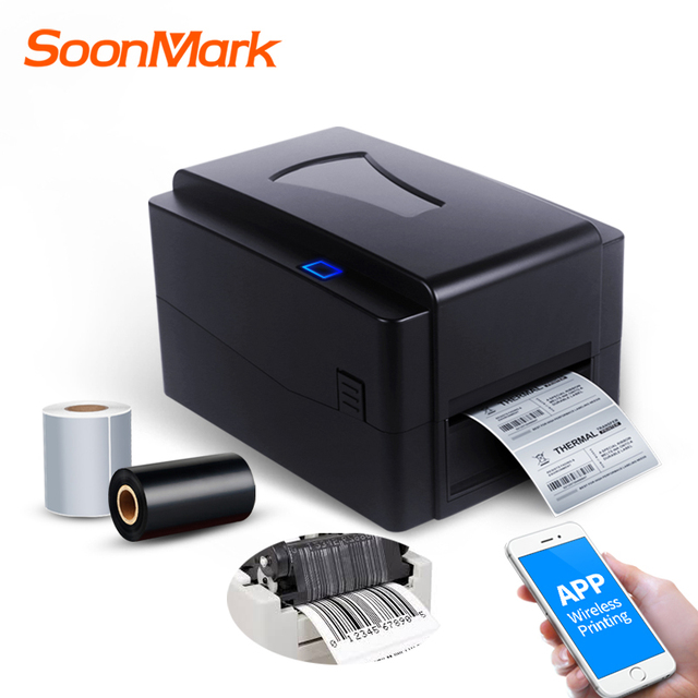 USB 300DPI Thermal Transfer Ribbon Printer Simple Operation 20-104mm 1-Year Warranty in Stock for Printing Fabric Satin Ribbons