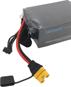 Batería Herewin Soft Pack 12S 16000mAh 44.4V 25C para Drones, Accesorios, Energía Segura y Confiable, Descarga Rápida, Larga Duración, Uso en UAV - Product Image 2