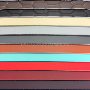 Rollo de Tapicería Acolchada con Pespunte de Diamantes, Tela de Espuma de Cuero Sintético PVC, 1.6m X 50m, Resistente al Agua, Material para Interiores de Automóviles - Product Image 1