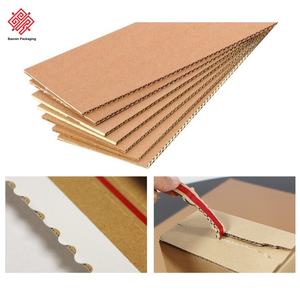 Zipper Corrugated Cardboard Shipping Boxes Postal Packaging Shipping Box Airplane-Style Easy-Tear E-commerce Packaging with LOGO - Product Image 2