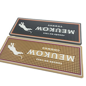 Customizable <b>Silicone</b> PVC Bar Runner Rubber Beer Spill <b>Pad</b> Pub Rail Mat Drip Tray Non Slip Table Mat Placemat - Product Image 6