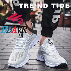 Autumn Men's Sneakers Lightweight Breathable Court Style Outdoor Sport Shoes for Gym & Running <b>Plastic</b> Outsole & <b>Mesh</b> Lining - Product Image 5