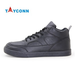 Nueva moda High Top Hombres Mujeres <span class=keywords><strong>Zapatillas</strong></span> Moda Casual Zapatos deportivos de cuero blanco Zapatos de baloncesto - Product Image 2
