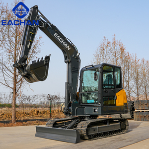 EACHAN CE EPA Eropa 5 Diesel 6 Ton mesin konstruksi ekskavator tugas berat regulasi Sungai Bagger semua medan penggali - Product Image 1