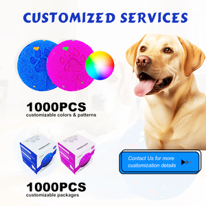 Pelota de juguete para mascotas, eléctrica, recargable, inteligente, automática, interactiva, indestructible, de espuma, para perros, en forma de perro - Product Image 4
