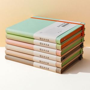 Cuaderno Personalizable de Tapa Dura A5 en Cuero PU, 96 Hojas, OEM, ODM, Marca en Stock, Muestra Gratuita, Encuadernación con Correa Elástica Personalizada - Product Image 1