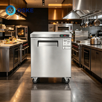 Réfrigérateur sous comptoir, construction robuste, longue durée de vie, pour les services de restauration à forte charge de travail
