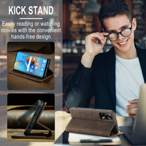 CaseMe nuovo annuncio Cover per <span class=keywords><strong>OPPO</strong></span> F19 F19s F21 Pro 4G custodia con portafoglio magnetico custodia in pelle per <span class=keywords><strong>OPPO</strong></span> F19 <span class=keywords><strong>A74</strong></span> A95 Flip Case - Product Image 3