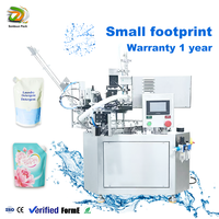 Machine de remplissage automatique de sachets à bec verseur pour détergent à lessive liquide et shampoing de haute précision pour les petites entreprises