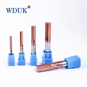 High Performance 55HRC Straight Flute Carbide <strong>Reamer</strong> for Vertical Milling WDUK Custom Tungsten Steel Hole Finishing <strong>Tool</strong> - Product Image 4