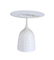 Table ronde de salon moderne Table d'appoint et table basse en ardoise
