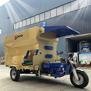 Bicicleta Eléctrica TMR de 3 Ruedas para Uso Agrícola, Distribuidor de Alimento para Ganado, Mezclador de Alimento, Esparcidor de Alimento, Vagón de Entrega de Alimento de Acero, Nuevo - Product Image 3