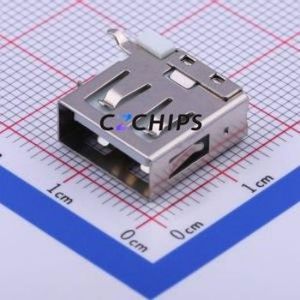 U-USBAN04P-F005 <b>USB</b> Connector Through hole Component (THT) Connector Type-<b>A</b> <b>USB</b> <b>2.0</b> Female Side Insert - Product Image 2