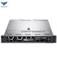 Serveur Dell R640 d'occasion, monté en rack 1U, double processeur Intel Xeon Platinum 4210, stockage VM ERP, bureau