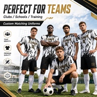 Uniformes de Fútbol Personalizados con Logotipo del Club, Nombre y Número, Camisetas de Fútbol Ligeras