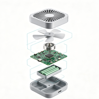Placa de Circuito Impreso (PCB) para Ventilador de Mano, Personalizable, Recargable por USB, Mini Ventilador Portátil, Ensamblaje de PCB, Fabricante de PCBA