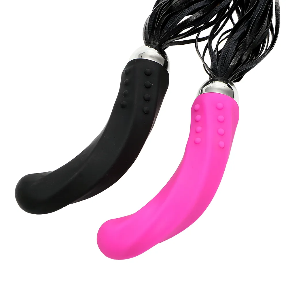 Gratis Custom Box-Groothandel Best Verkopende Volwassen Speelgoed Lederen Vibrator Is Fetish Pu Peddels Sexy Volwassen Bdsm Seksspeeltje Zweep