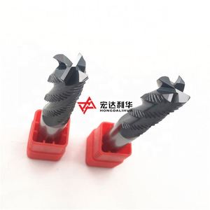Fresas de extremo HCR65 duraderas de 4 filos, herramientas de corte de carburo para fresado plano - Product Image 4
