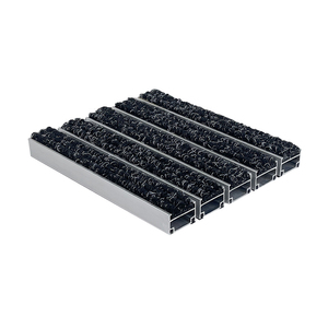 Tapis d'entrée de qualité commerciale MEISHUO, tapis de sol en aluminium <span class=keywords><strong>encastré</strong></span>, système de tapis antidérapants pour entrée, intégré pour l'intérieur et l'extérieur - Product Image 4